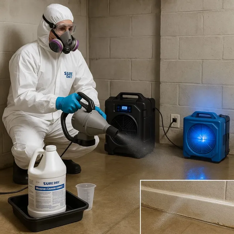 Sanitization and Odor Removal process in Haltom City, TX