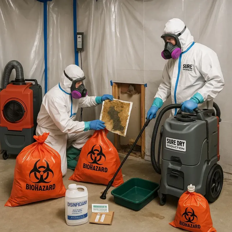 Contaminated Water Handling Protocols process in Haltom City, TX